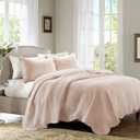 Tuscany 3 Piece Reversible Scalloped Edge Quilt Set Full/Queen