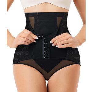 Nebility Shapewear Tummy Control Panties for Women Plus Size Faja Body Shaper Butt Lifter Panty High Waisted Shorts (Large, Black Regular Size) Nebility Shapewear Tummy Control Panties for Women Plus Size Faja Body Shaper Butt Lifter Panty High Waisted Shorts (Large, Black Regular Size)