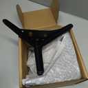 4.7-inch Furniture Legs, Legs for Furniture Set of 4, Modern Furniture Feet for Cabinet Sofa Couch Table Chair Bed Dresser Wardrobe Risers DIY Replacement-Brushed Satin Nickel (Matte Black)