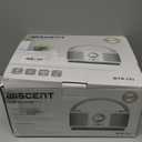 Portable CD Player Boombox with Bluetooth, FM Radio, Remote Control, USB Port and 3.5mm AUX Headphone Jack, Clear Stereo Sound, 4 Watts of Audio, AC/Battery Powered (White)