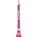 Razor A5 Lux Kick Scooter for Kids Ages 8+ - 8" Urethane Wheels, Anodized Finish Featuring Bold Colors and Graphics, for Riders up to 220 lbs, Pink