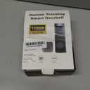 Video Doorbell Camera Wireless with Charm, HD Camera, Real-Time Alerts Ring Call, Pan Rotate, AI Detection, Power Battery, Home Security Apartment 2.4G WiFi, Carbon Fiber