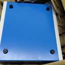 Zulkit Junction Box Blue Metal Project Box DIY Electric Enclosure Case Preventive Case Electrical Box 12.2 x 11.2 x 4.5 inch