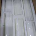 24 PCS White Pillar Candles (2''X3,4,6) and Glass Cylinder Vases(2.6''X5,6,8),Hurricane Candles,Perfectly Sized for use as a Centerpiece Candle Decoration on Wedding Tables!