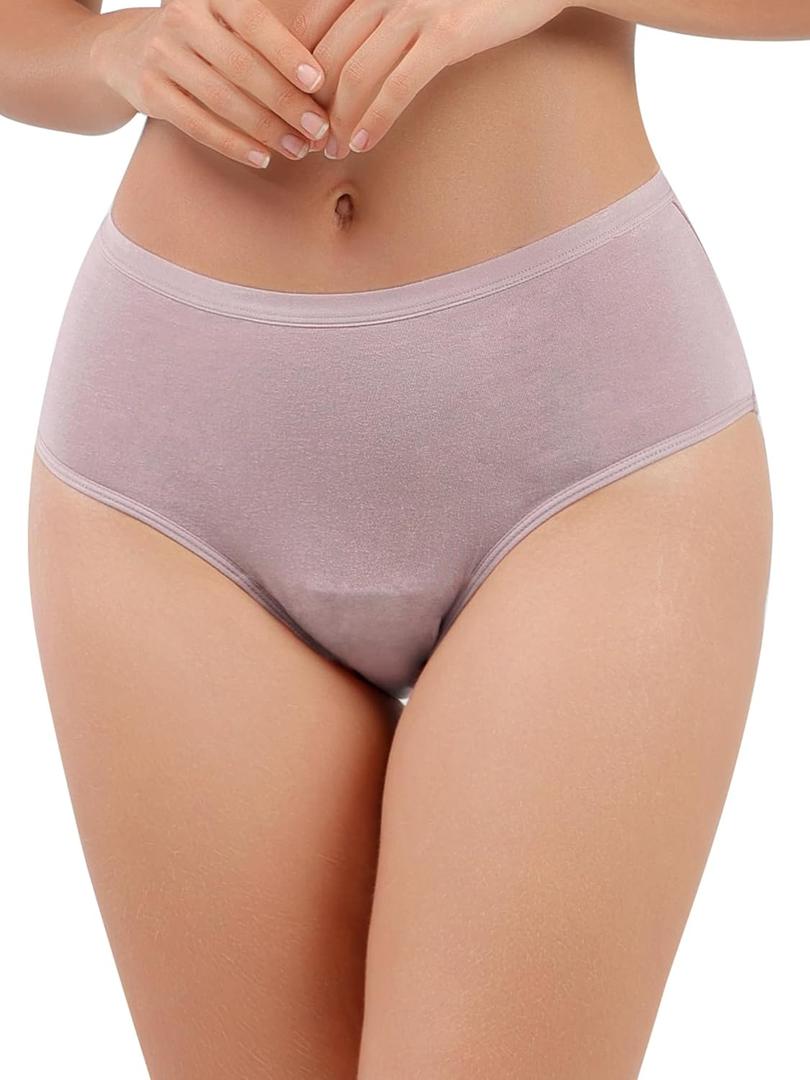 AIRCUTE Super Absorbency Urinary Incontinence Underwear for Women, Reusable Mid Rise Panties for Nighttime leaks 4.2OZ (Dusk, Medium)