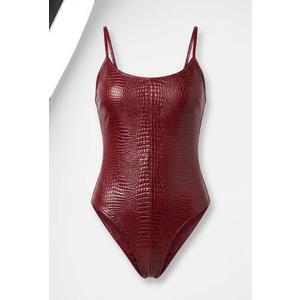 Women  Burgundy One-piece Medium