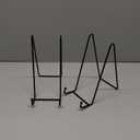 TR-LIFE Plate Stands/Holder for Display, 8 Inch, Large, Metal Frame for Picture, Decorative Platter, Book, Photo Easel (2 Pack)