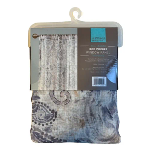 Urban Habitat 63" Length Window Panel 50" x 63" Pattern May Vary