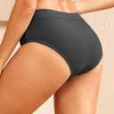 Tempt Me Women Mid Waist Bikini Bottoms - Full Coverage Bathing Suit Swim Bottom Swimsuit Swimwear