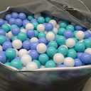 MoonxHome Ball Pit Balls for Toddlers, BPA Free Crush Proof Plastic Toy Balls for Ball Pit, Children's Pool Water Toys, Ideal Gift for Christmas Balls for Play Tent 2.15" Pack of 800 White&Green&Blue