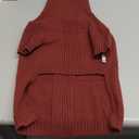 IECOii XXL Dog Sweater,Thermal Knit Big Dog Sweater Christmas,Pet Turtleneck Doggy Sweatshirt for Extra Large Dogs Boy Girl,Stretchy Large Dogs Cold Weather Outfit Pitbull Clothes,(Burgundy,2XL) (Wine-Red)