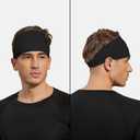 2 x VIMPEP Tenacious Sports Headbands for Men Soft Feeling Non Silp Sweatband Workout Headband for Running,Cycling,Basketball,Tennis,Yoga Fitness Stretchy Quick-Dry Hairband for Unisex (3/4/6 Pack) (Gray)