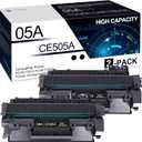 05A Toner Cartridge Black (2 Pack) Compatible 05A CE505A Toner Cartridge Replacement for HP 05A P2030 P2035 P2050 P2055 P2035N P2055d P2055dn P2055x Printers