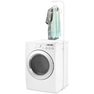 Whitmor Magnetic Laundry Valet Hanging Rod - White
