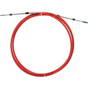 Boat Throttle Control Cable 11.5 (Red) Feet Outboard Rotary Steering Cable for Most Single Station Boats