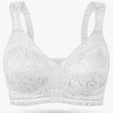 Wingslove Women's Full Coverage Non Padded Comfort Minimizer Wire-Free Bra Plus Size, 40DD/E Size