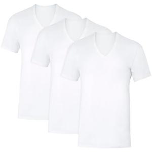 Hanes Men's Undershirt, Underarm Sweat Blocking Tee, White V-Neck T-Shirt, 3-Pack Medium Hanes Men's Undershirt, Underarm Sweat Blocking Tee, White V-Neck T-Shirt, 3-Pack Medium