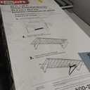 Hyloft 2-Pack Heavy Duty Steel Wall Garage Shelving, 36-Inch X 18-Inch Adjustable, Includes Hanging Rod, Max Shelf Load 200 Pounds, Item 777, White Powder Coated Finish