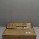 Corner Floating Shelves, Rustic Brown Wood, Set of 2, Wall Mount Storage with Guardrail for Bathroom Kitchen Living Room