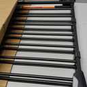 Babelio Baby Gate for Stairs, Kitchen & Doorways, No Bottom Bar| One-Handed Operation| Auto-Close| Hardware Mount (Drill Needed) Safety Dog/Pet Gate (Black - B17, 26-43" W, 28" H)
