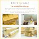 Bee's Wrap Beeswax Wraps for Bread - Beeswax Bread Wrap for Sourdough & Bread Storage - Plastic Free Made in USA Reusable Natural Food Wrap - Meadow Magic
