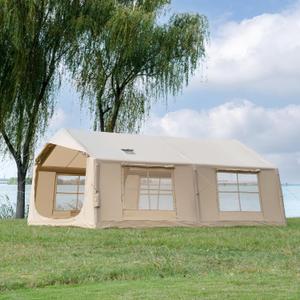 8-12 Person Inflatable Camping Tent with Rainfly, Hand Pump & Stove Jack
Spacious for up to 12 people, 2 rooms for privacy, rainfly included, stove jack, inflates in 5 minutes with pump