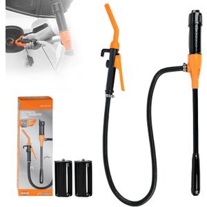 Portable Power Battery Pump, Battery Operated Electric Siphon Pump Water Transfer Pump, Easy to Use Manual Portable Fuel Pump and on-Spill Design Transfer Pump for Fuel, Diesel, Water