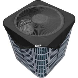 Central Air Conditioner Cover for Outside Winter, 28x28in Mesh and Oxford AC Covers for Outdoor Units, Universal Snow and Leaf Air Conditioning Cover