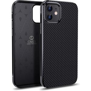 ONES Thin Case for iPhone 11,Carbon Fiber Pattern,Ultra Slim Cover Shockproof Protective Phone Case with Minimalist Design and Scratch Resistant Fingerprint Prevention,Black