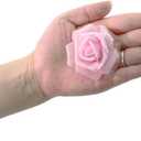100 Pcs 2 Inch Artificial Flowers Faux Foam Fake Rose Head Bulk for Home Decor Wedding Decoration Bridal Shower Wall Table Centerpiece Arrangement DIY Craft (4 Shades of Pink White)