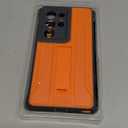 CaseBorne V Compatible with Samsung Galaxy S24 Ultra Case - [Extremely Rugged] [Military Grade 5-Layer Construction] with Built-in Stand - Orange/Gray