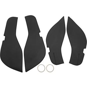 Car Door Leather Anti Kick Pad Sticker for Mercedes-Benz GLE 2019-2025 Door Panel Interior Side Edge Film Trim Protector Black Adhesive Backing Set of 1