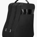 Aliceset 1 Pcs Black Boot Bags for Cowboy Two Separate Compartments Boots Portable Storage Bag for Travel Long Tube Shoes Bags Men Tall Shoe with Handle for Home Travel