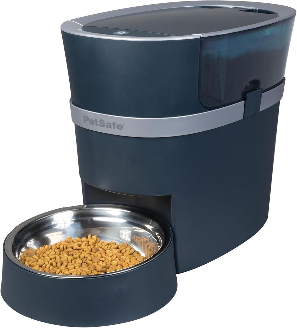 PetSafe Smart Feed Automatic Dog & Cat Feeder - Programmable Feeding - Adjustable Portion Control - WiFi Pet Feeder - Large Capacity - Stainless Steel Bowl - App Controlled