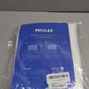 MIULEE 2 Panels Solid Color White Sheer Window Curtains Elegant Window Voile Panels/Drapes/Treatment for Bedroom Living Room (54X108 Inches White)