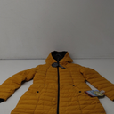 Hfx Womens Hooded Easy-on + Easy-off Lightweight Puffer Jacket, Mustard, Small