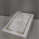 Sumnacon Napkin Holder,Glass Napkin Holder Table,Stylish Guest Towel Holder for Hand Towel Napkin,Rectangle Napkin Basket for Bathroom Toilet Kitchen Dining Table Counter,Gold