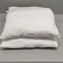 Qeils 18 x 18 Pillow Inserts Set of 2 White Throw Pillow Inserts with Soft Polyester Cover - Rectangle Square Interior Sofa Pillow Inserts Decorative Pillow Insert White Couch Pillow