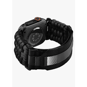 KOREDA Rugged Nylon Band for Apple Watch Ultra 2/1 49mm 46mm 45mm 44mm 42mm Men, Tactical Military Nylon Braided Sports Strap for iWatch Series 11/10/9/8/7/6/5/4/3/2/1/SE