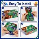 100 PCS 2026 World Soccer Tournament Cup Food Boats Soccer Birthday Party Supply World Football Sport Themed Paper Serving Trays Boxes Disposable Holder for Team Baby Shower Sport Birthday Party Favor