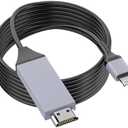 [Apple MFi Certified] Lightning to HDMI Cable Adapter for iPhone,1080P Lightning to HDMI Digital AV Adapter HDTV Cord Compatible with iPhone 14 13 12 11 Pro Max XS XR X 8 to TV Projector Monitor