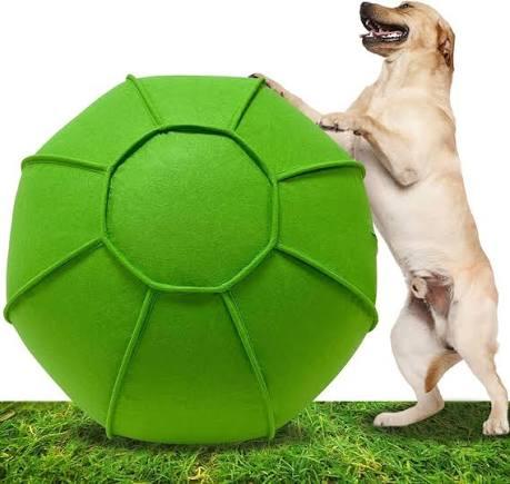 Herding Ball for Dogs, 22 Inch Horse Ball with Cover and Pump, Large Dog Training Toy