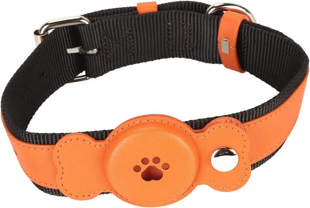 2-in-1 GPS Tracker for Dogs: Smart Collar with Real-Time Location, No Monthly Fee, Unlimited Range (iOS Only) GPS Tracker Dog Collar- Ideal for Small, Medium Large Dogs (Tracker Included)