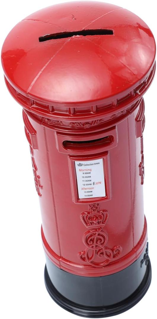 Unique Retro Style Iron Material Boys and Girls Money Bank Break to Piggy Bank