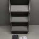 Amazon Basics Foldable Non-Slip Pet Stairs for Small Dogs and Cats, Senior Pets, Easy to Climb, 14.6" x 22.75" x 19.5", Grey