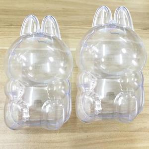 2 Pack Protective Case for 17cm Doll, Crystal Figure Clear Hard Display Protector Cover Acrylic Box Organizer Accessories for Sitting Series