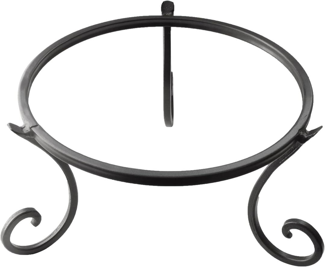 Metal Gazing Ball Stand for 10 Or 12 Inch Balls, Low Short Wrought Iron Gazing Globe Display Stand Garden Sphere Holder, Fade and Weather Resistant Outdoor Decoration for Homes, Yards and Gardens