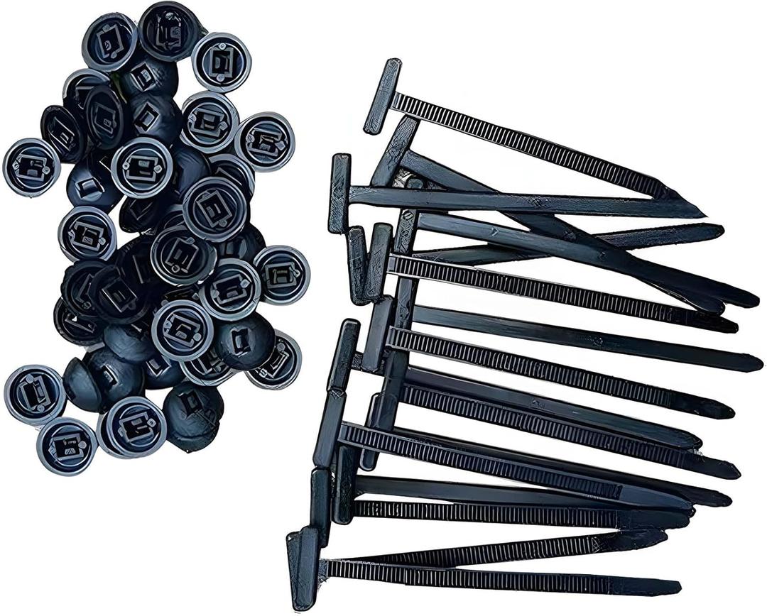 7 x 50 Pcs Universal Cable Tie Buckle  Heavy Duty Zip Ties, Self-Locking Holder, Multifunctional Ties for Industrial and Outdoor Use