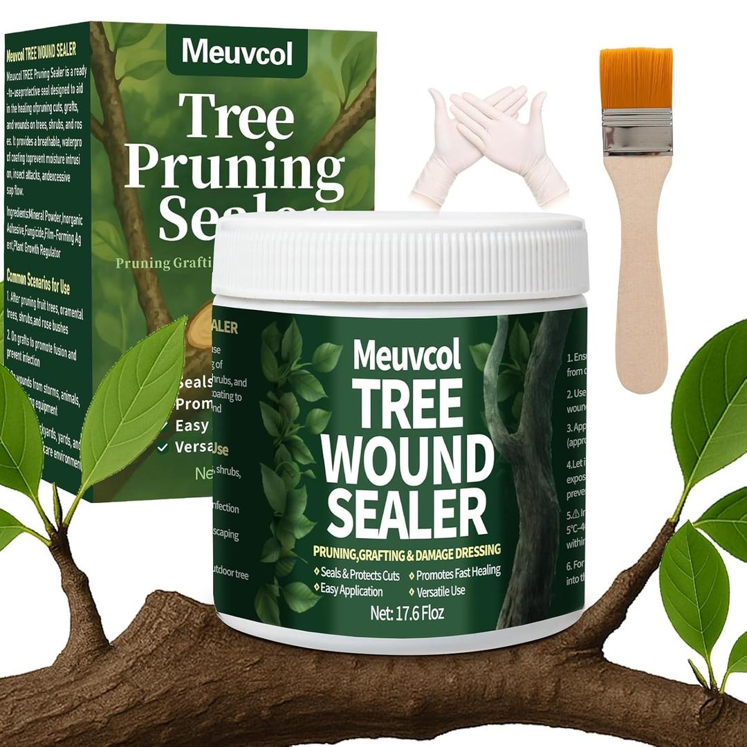 Tree Wound Sealer & Dressing, 500g Tree Pruning Sealer for Cut, Damaged Bark, Grafting  Effective Tree Repair Sealant for Shrub, Bonsai, Rose, Orchard | Horticulture Grade Seal Formula