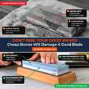 Sharp Pebble Premium Whetstone Knife Sharpening System 1000/6000 Grit Whetstone Knife Sharpener & Honing Kit with Angle Guide & Non-Slip Bamboo Base Guided Beginner Instructions